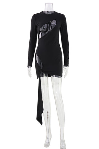 Asymmetrical Cut-Out Night Out Dress