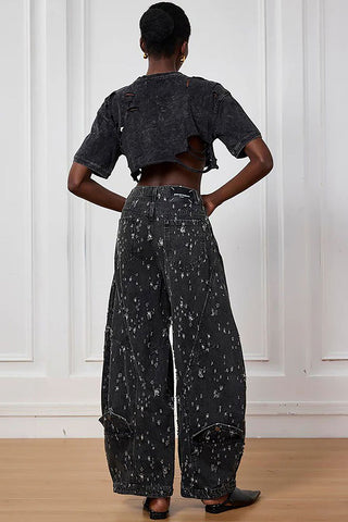 Edgy Cutout Crop Top