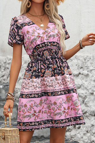 Floral Print Casual Dress
