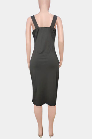 Eyelet-Detail Bodycon Dress