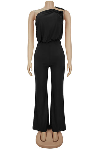 Elegant One-Shoulder Jumpsuit