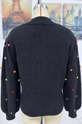 Playful Polka Dot Sweater
