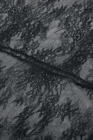 Sheer Panel Mesh Contrast Pants