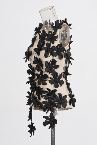 Floral Appliqué Sleeveless Tank