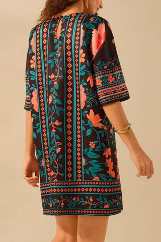 Graphic Print T-Shirt Mini Dress