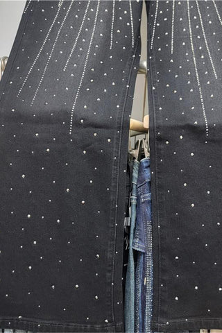 Embellished Straight-Leg Jeans