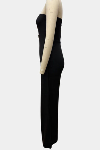 Strapless Wide-Leg Jumpsuit