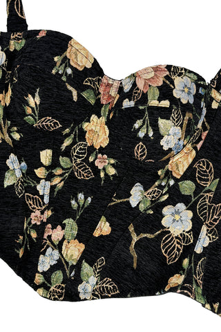 Floral Corset-Style Camisole