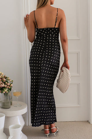 Polka Dot Sundress with Lace Trim