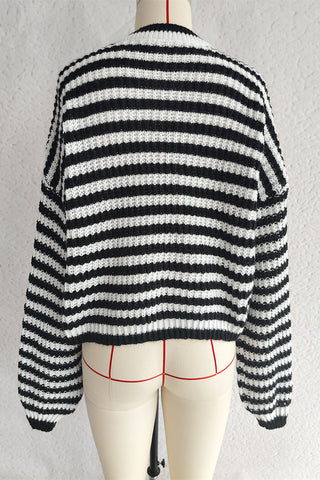 Striped Knit Sweater