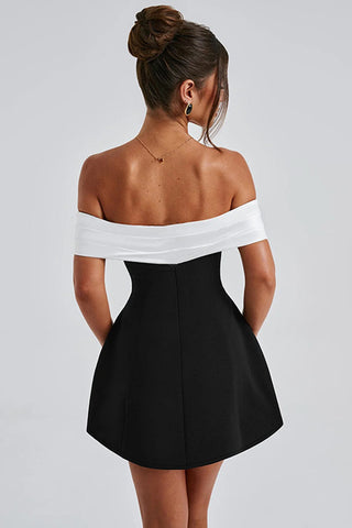 Chic Off-Shoulder Evening Dress