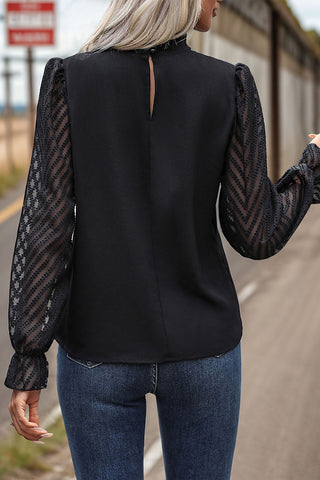 Elegant Button-Detail Blouse