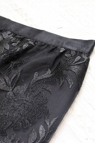 Floral Lace Midi Skirt