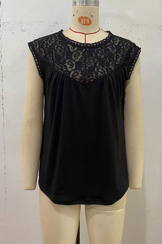 Lace Detail Sleeveless Top