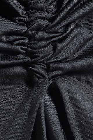 Ruched Cutout Maxi Dress