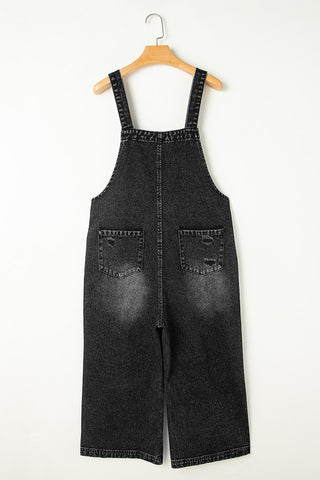 Distressed Overall Jumpsuit