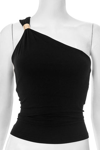 Asymmetrical One-Shoulder Camisole