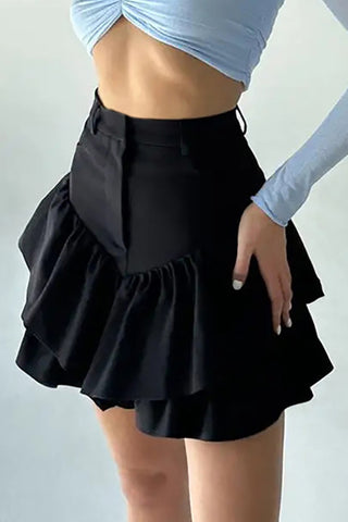 Flirty Tiered Ruffle Skirt