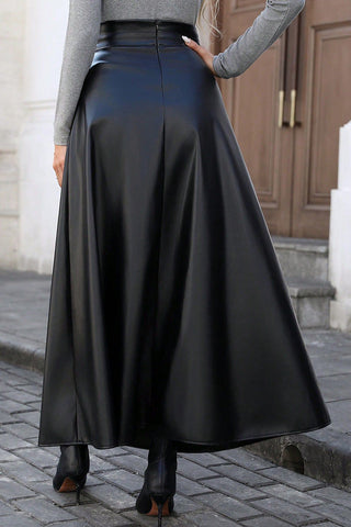 Elegant High-Waisted Maxi Skirt