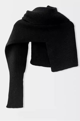 Asymmetrical Ribbed Shrug Cardigan