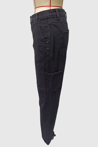Wide-Leg Straight Jeans