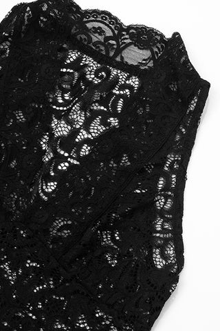 Lace Detail V-Neck Tank