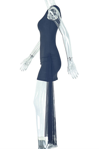 Asymmetrical Sleeveless Casual Dress