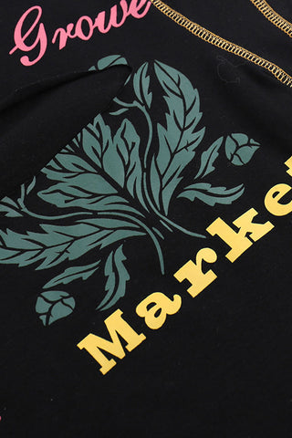 Stylish Graphic Crop Top