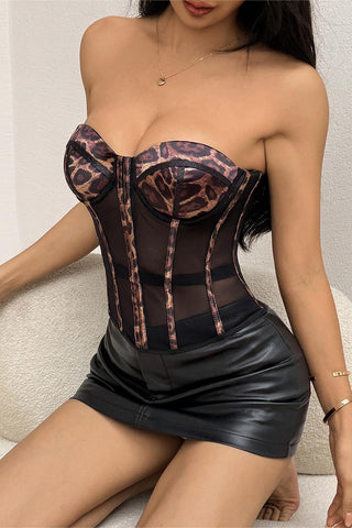 Strapless Corset Tank Top