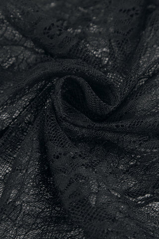 Sheer Panel Mesh Contrast Pants