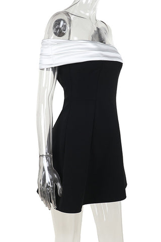 Chic Off-Shoulder Evening Dress