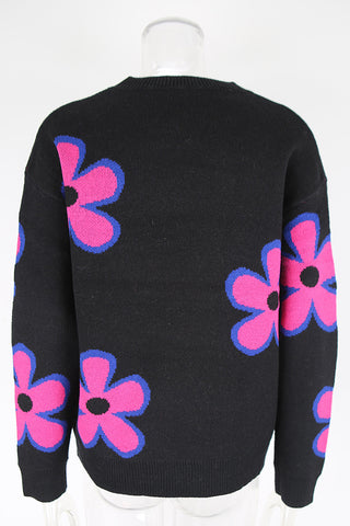 Floral Pattern Sweater