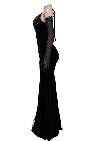 Elegant Evening Gown with Split Detail