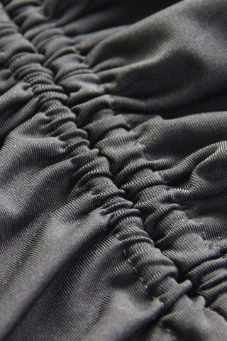 Strapless Ruched Mini Dress