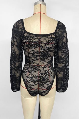 Lace Sleeve Bodysuit