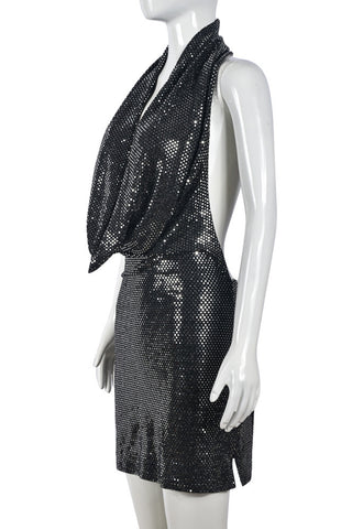 Sequin Halter Night Out Dress