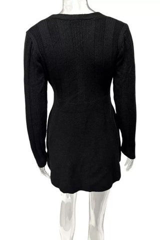 Button-Front Casual Dress