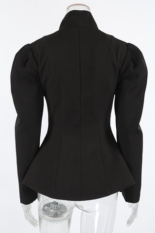 Elegant Button-Front Blazer