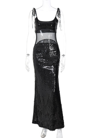 Elegant Sequin Evening Dress