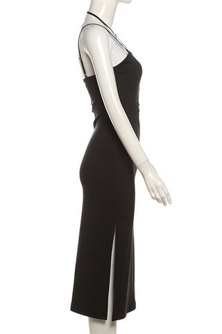 Strappy Cutout Midi Dress