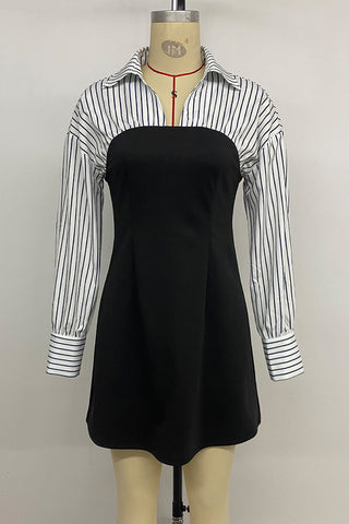 Chic Collared Casual Dress