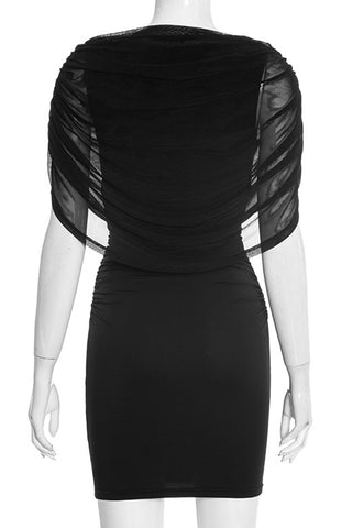Draped Detail Casual Dress