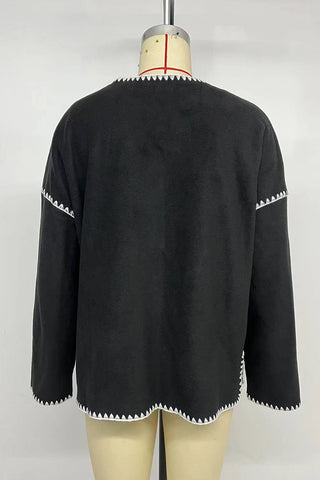 Button-Front Cardigan