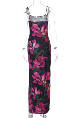 Floral Print Maxi Dress