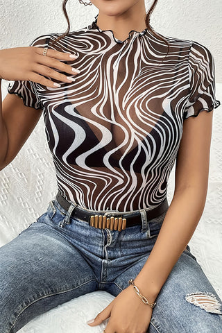 Bold Abstract Print T-Shirt