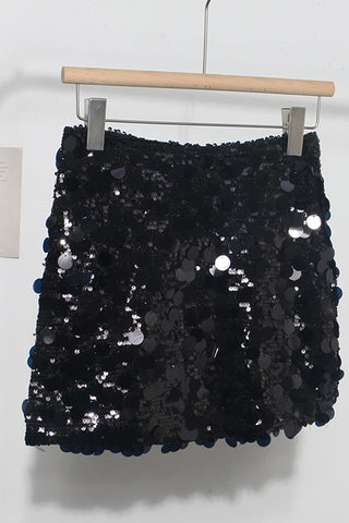 Sequin Mini Skirt