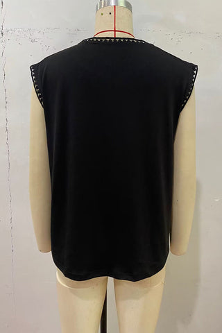 Lace Detail Sleeveless Top