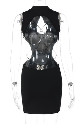 Cutout Bodycon Casual Dress