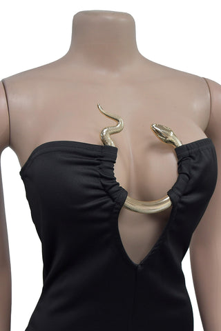 Strapless Wide-Leg Jumpsuit