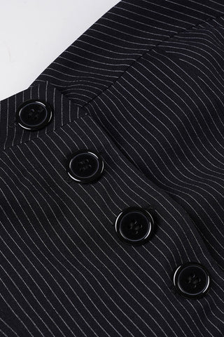 Button-Front Strapless Tank Top